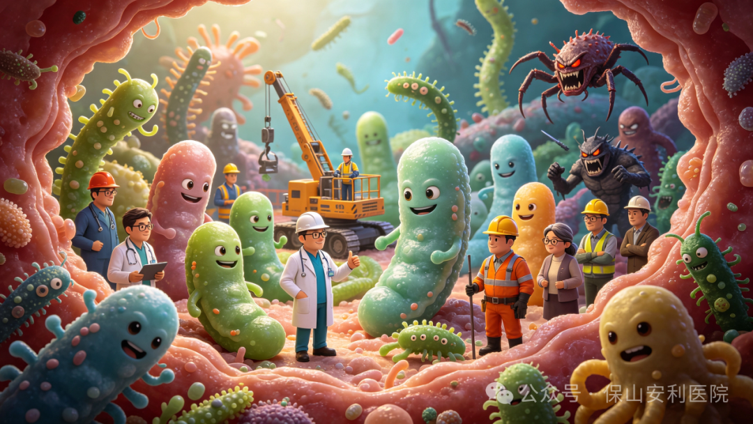 你的肠道里住着一个“微生物王国”