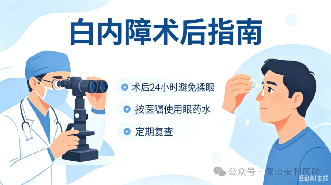 转给爸妈：白内障术后恢复“保姆级”攻略